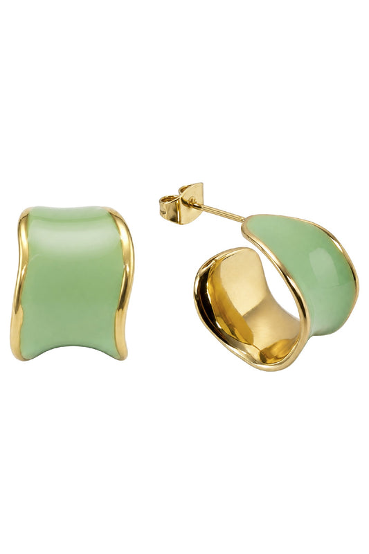 Coast Cuff Earring - Lime