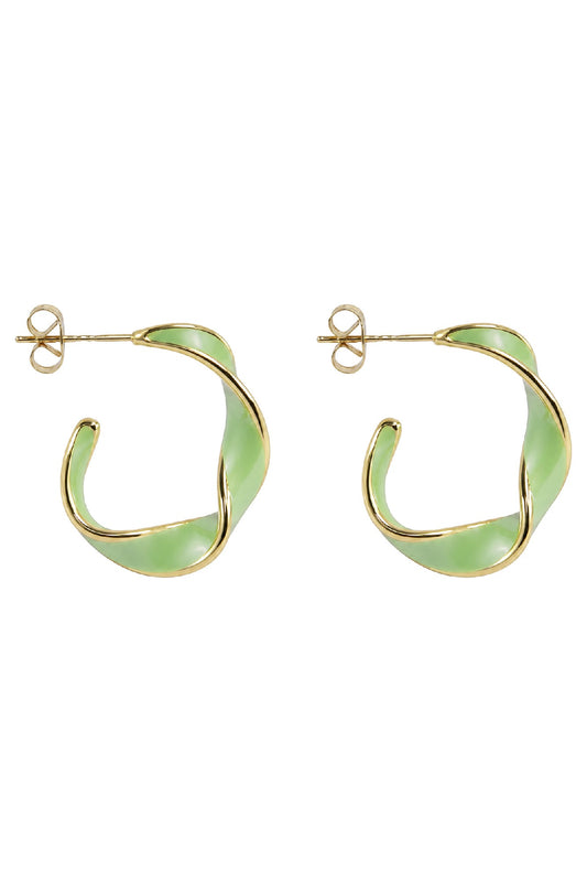 Coast Twist Hoop - Lime