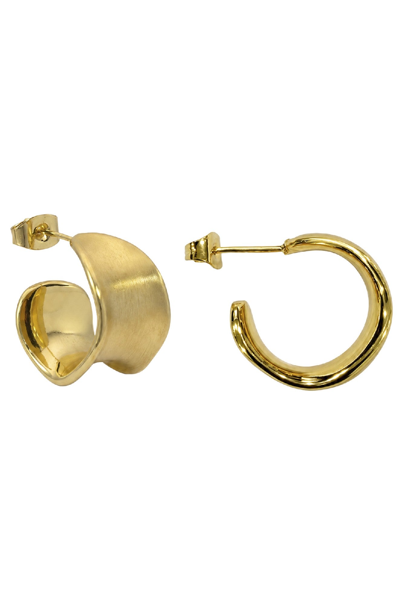 Olivera Curve Earring - Gold