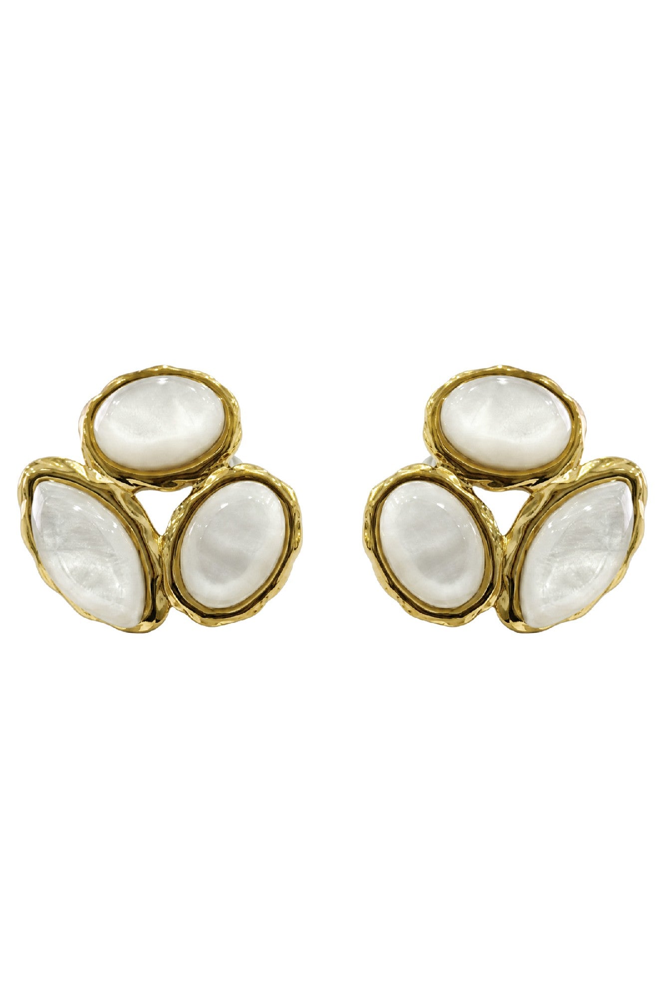 Drift Earring - Gold / Shell