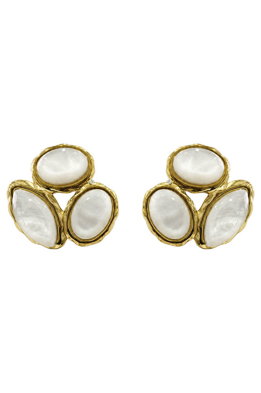 Drift Earring - Gold / Shell