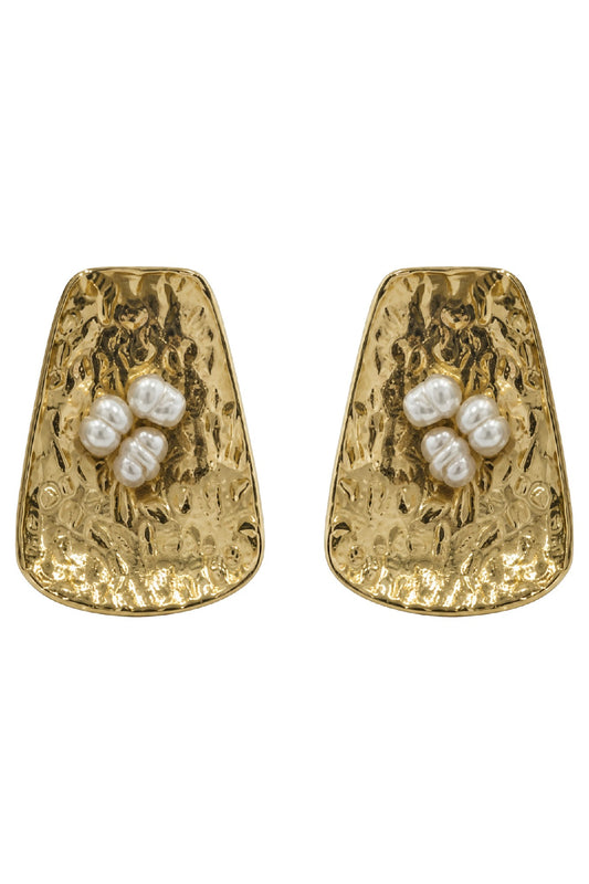 Drift Earring - Gold / Pearl