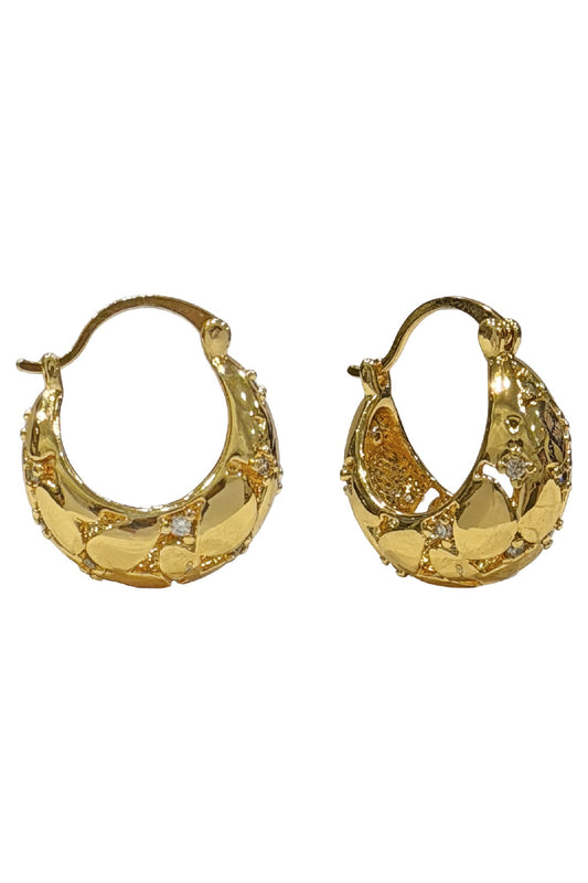 Solara Earring - Gold Filagree