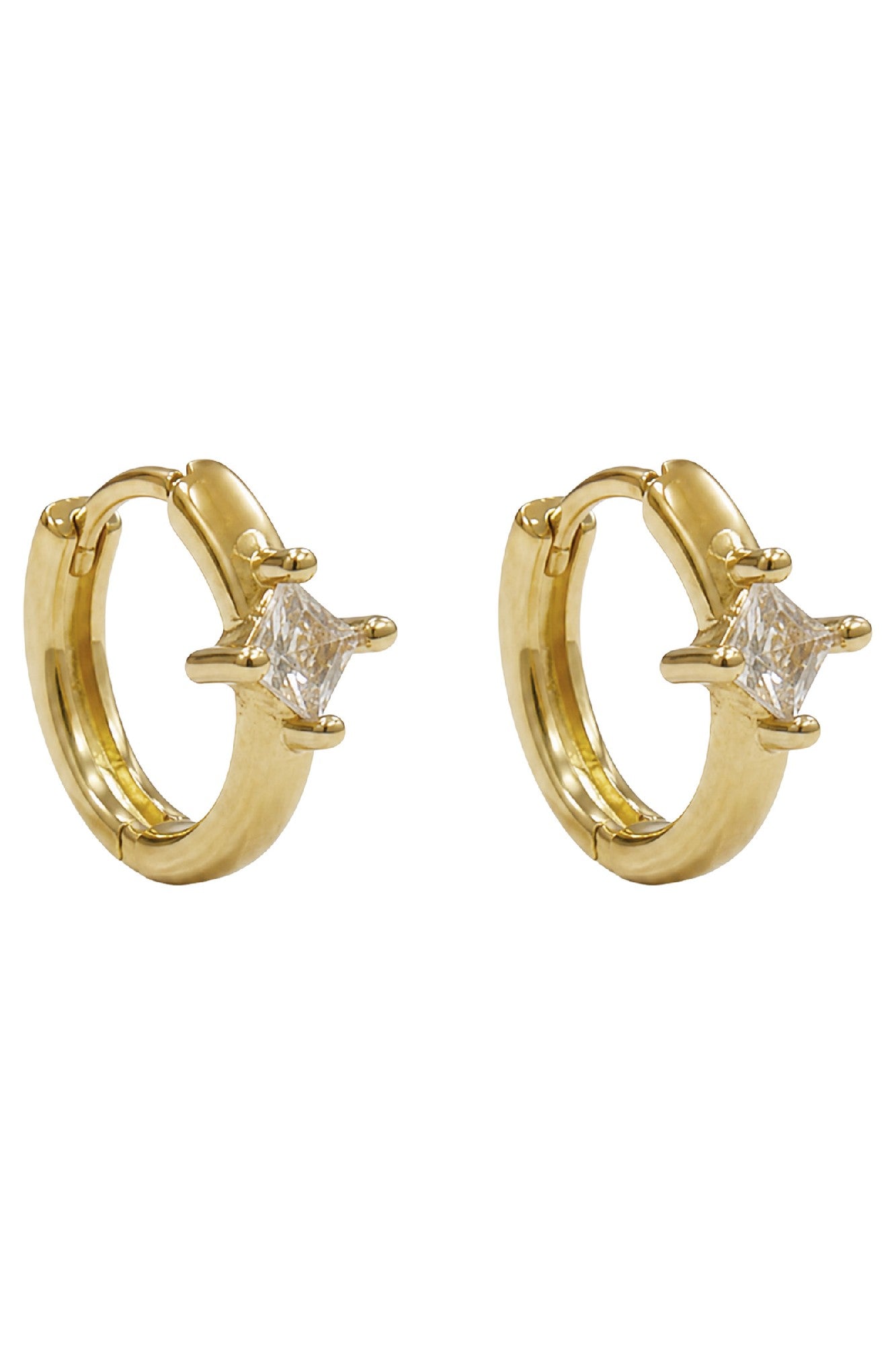 Heritage Earring - Diamond Gold