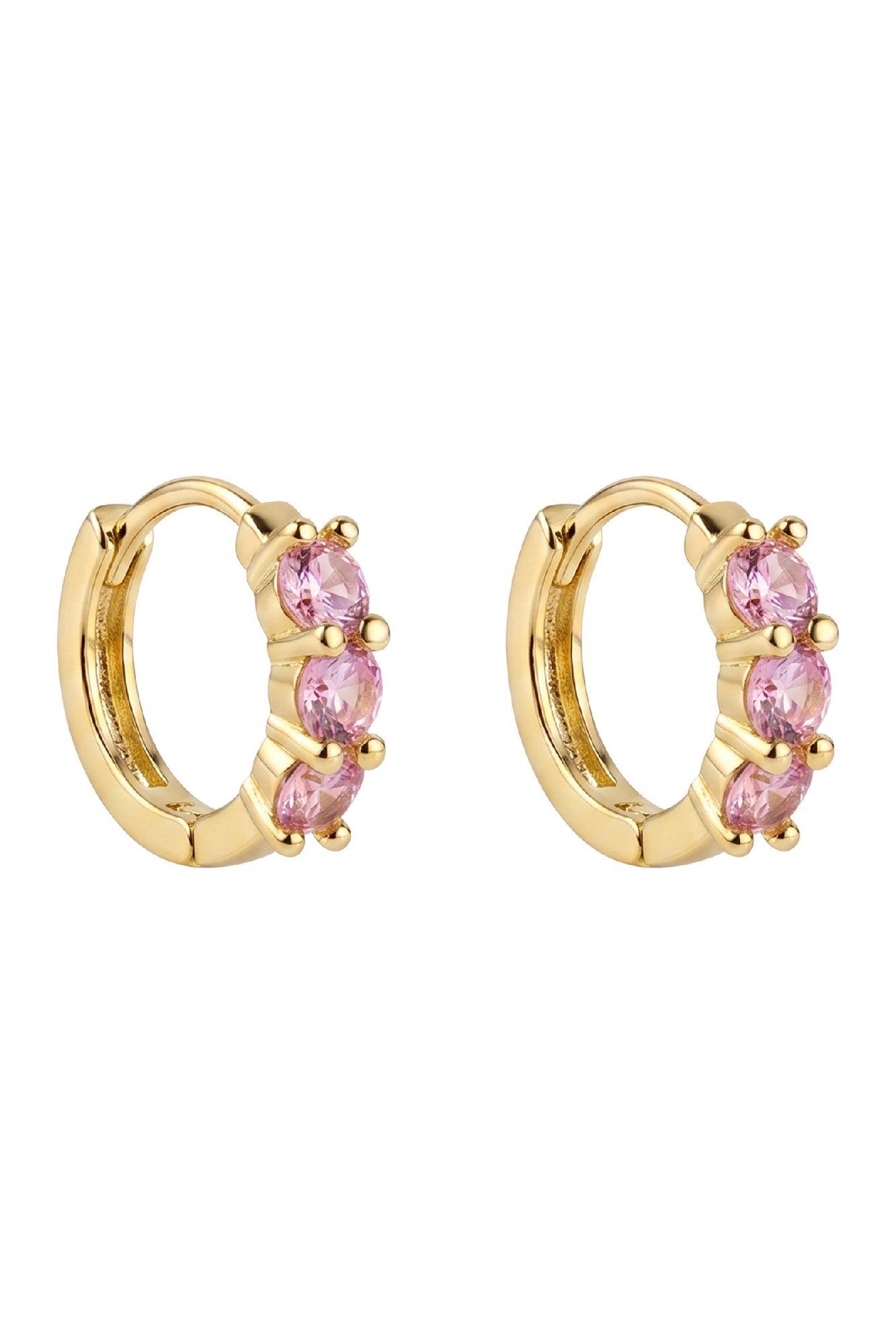 Rosa Huggie Earring - Light Pink