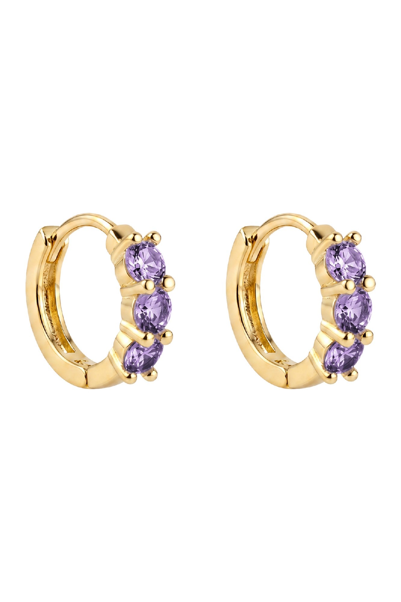 Rosa Huggie Earring - Lilac