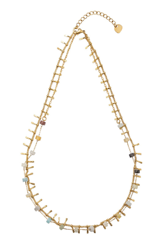 Marcelle Necklace - Double Chain