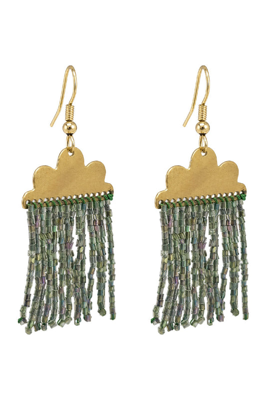Mia Earring - Sage