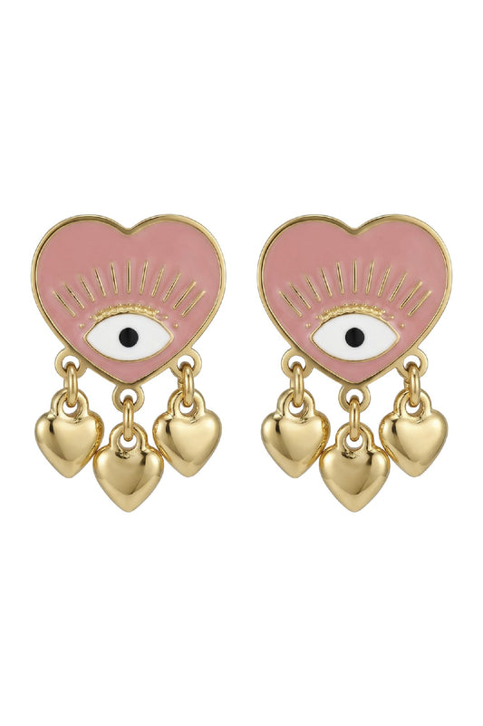 Mati Mix Earring - Pink