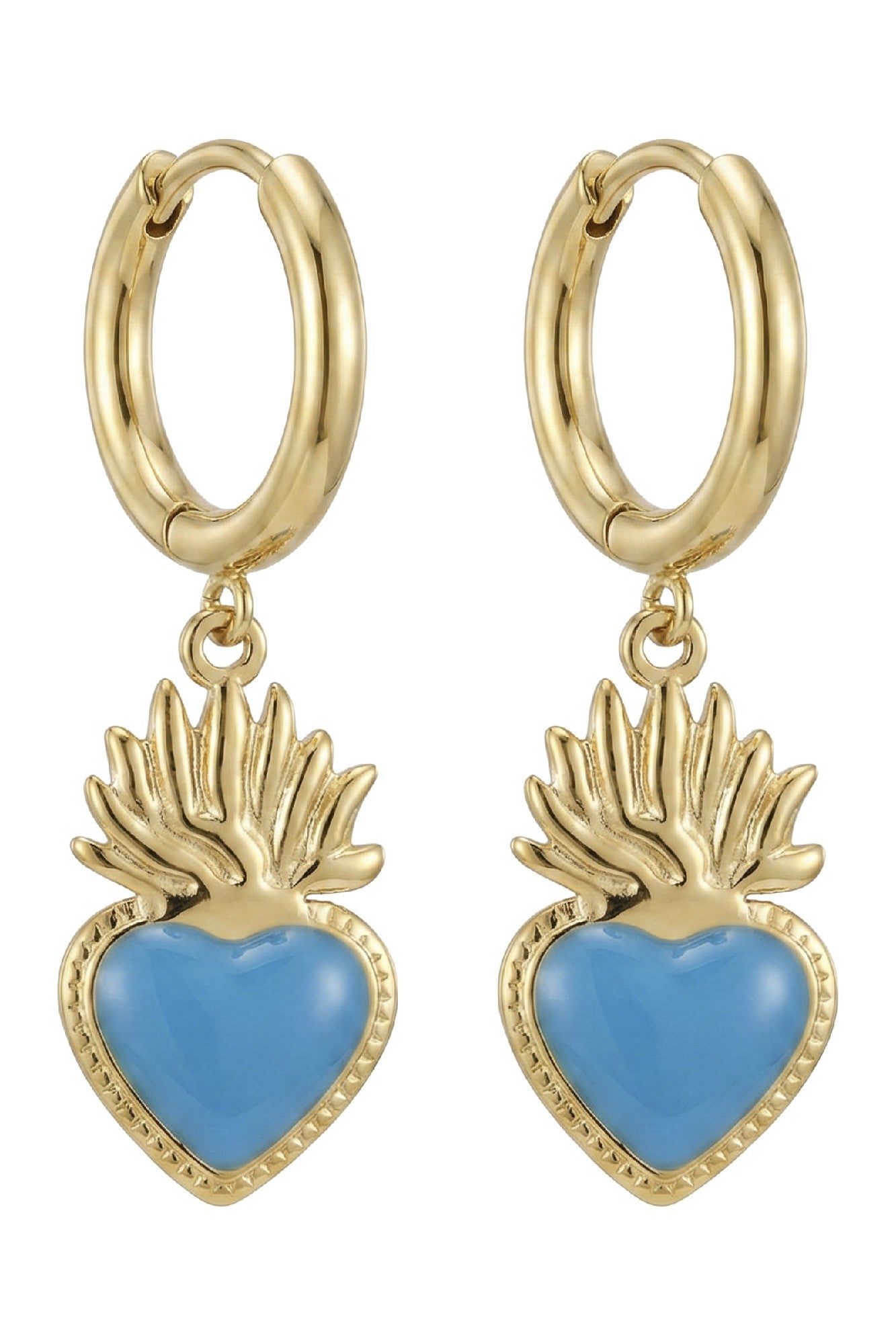 Larissa Enamel Earring - Blue
