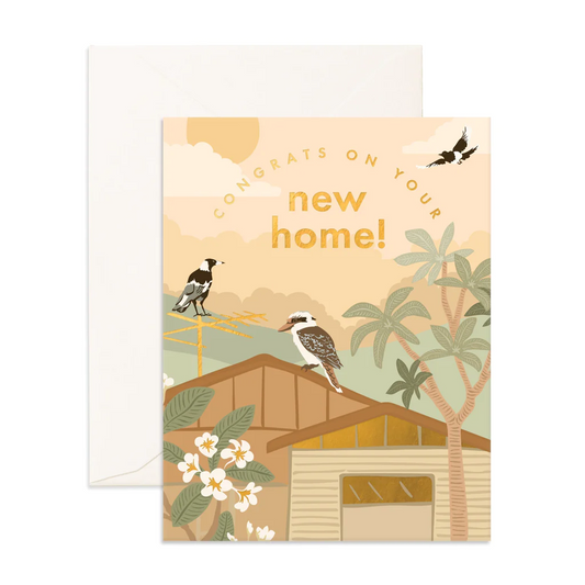 Greeting Card New Home Suburbs