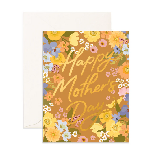 Mothers Day Spring Florals Greeting Card