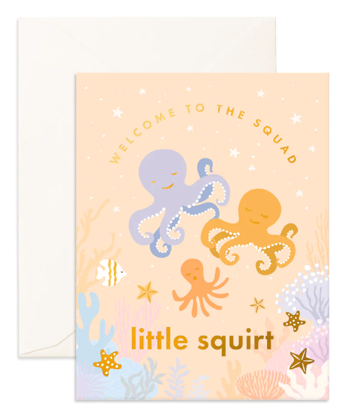 Welcome Little Squirt Card 