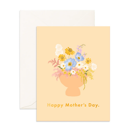 Happy Mothers Day Vase Card 