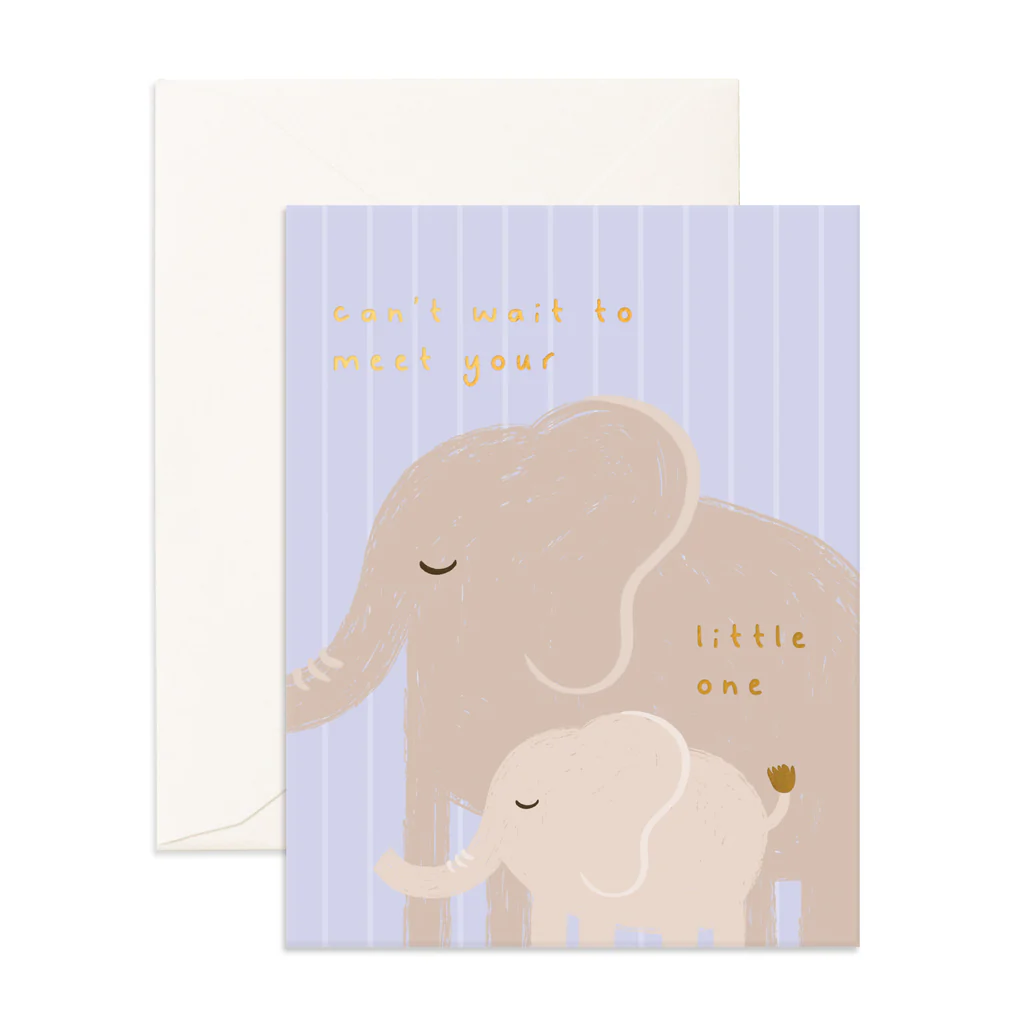 Little One Elephant Greeting Card