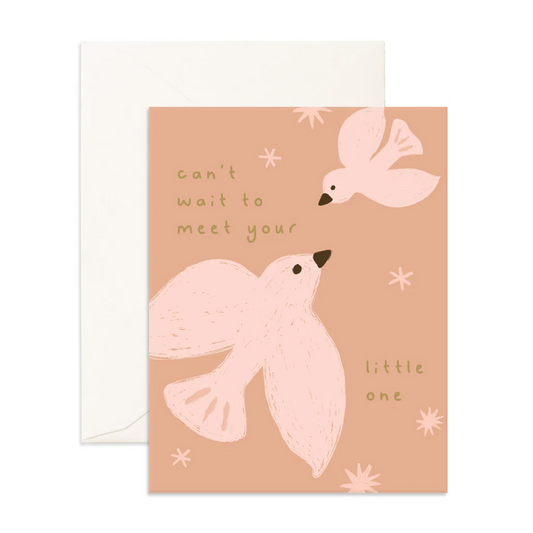 Baby Bird Meet Little One Greeting Card