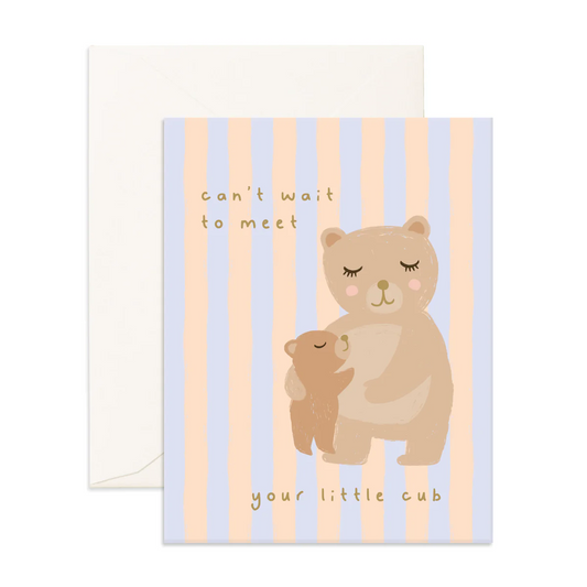 Meet Little One Cub Greeting Card