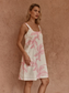Vienne Mini Shift Dress Pink [sz:8]