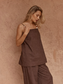 India Embroided Tunic Choc [sz:8]