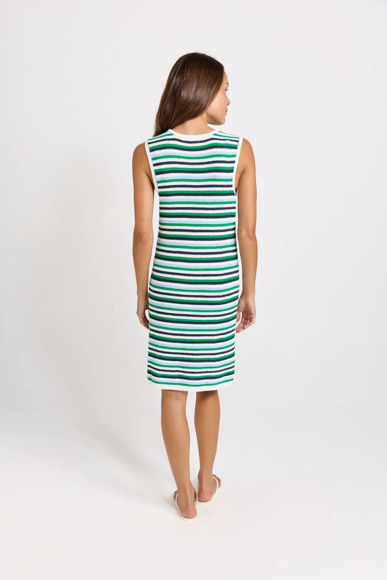 Mandy Tank Dress Blue Green [sz:8]
