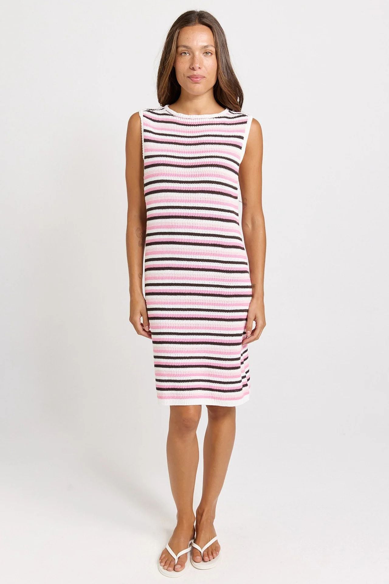 Mandy Tank Dress Choc Pink [sz:8]