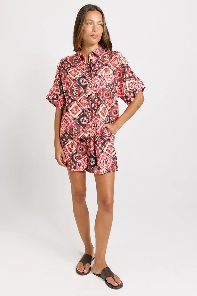 Solstice Short Coco Print [sz:8]