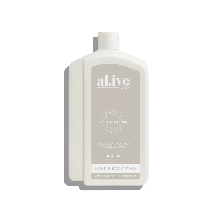 1l Wash Refill- Sea Cotton & Coconut