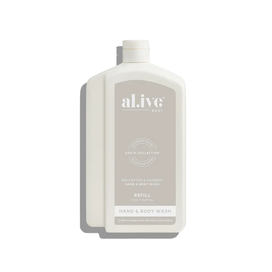 1l Wash Refill- Sea Cotton & Coconut