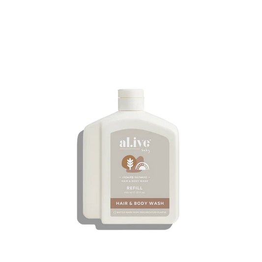 650ml Baby Wash Refill- Calming Oatmeal