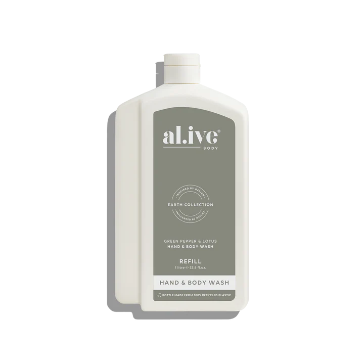 1l Wash Refill- Green Pepper & Lotus