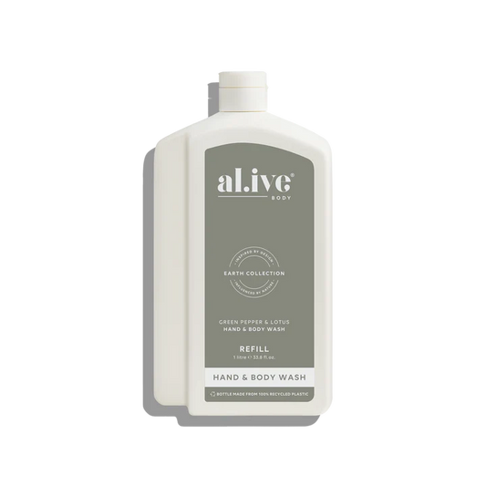 1l Wash Refill- Green Pepper & Lotus