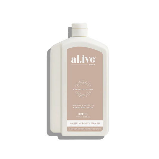 1l Wash Refill Apricot And Sweet Fig