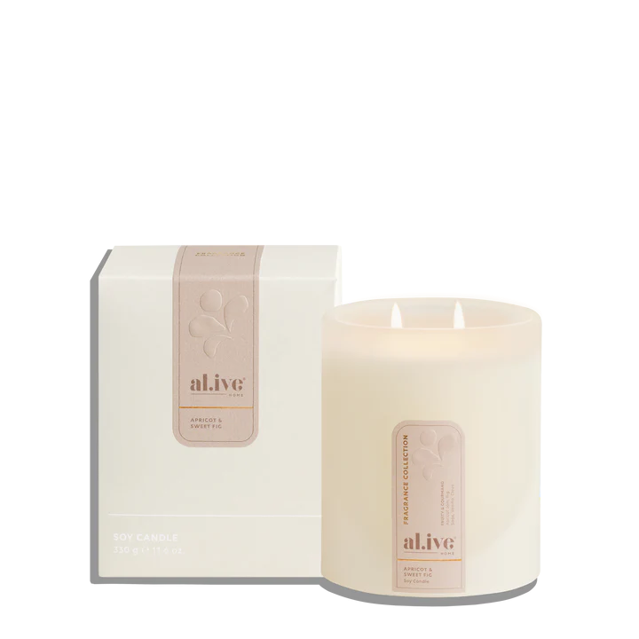 Soy Candle - Apricot & Sweet Fig