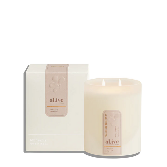 Soy Candle - Apricot & Sweet Fig