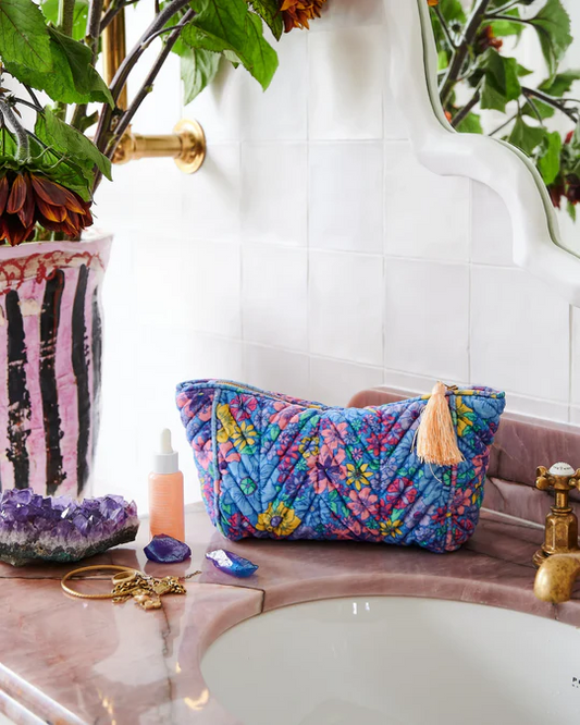 Bunch Of Fun Velvet Toiletry Bag 