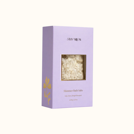 Shimmer Bath Salts Lilac Skies 