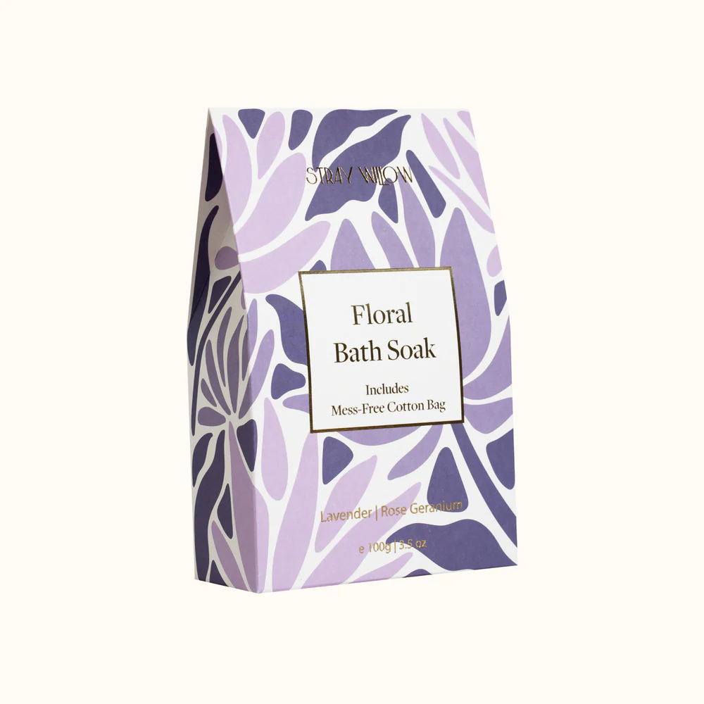 Floral Bath Soak Lavender Rose Geranium 