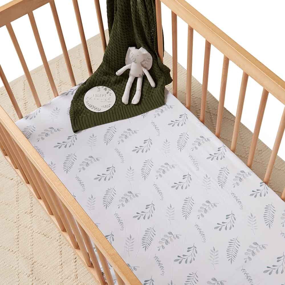 Fitted Cot Sheet Wild Fern