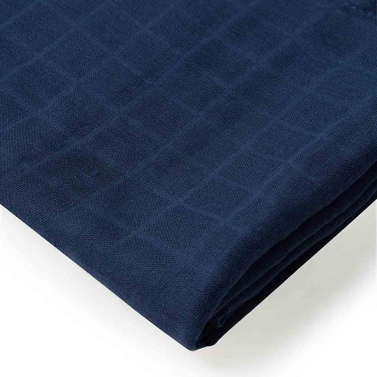 Navy  Organic Muslin Wrap