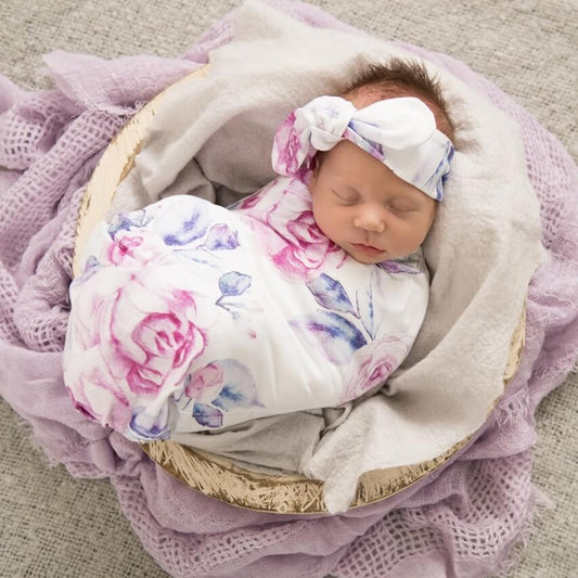 Baby Jersey Wrap Lilac Skies