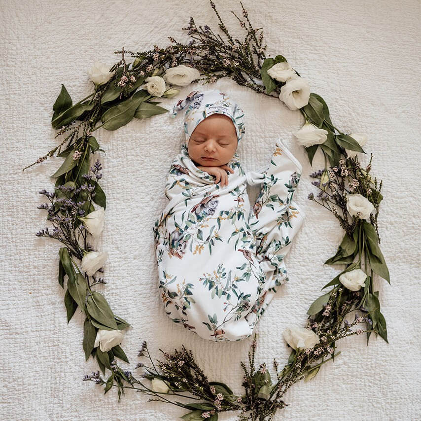 Baby Jersey Wrap Eucalypt 