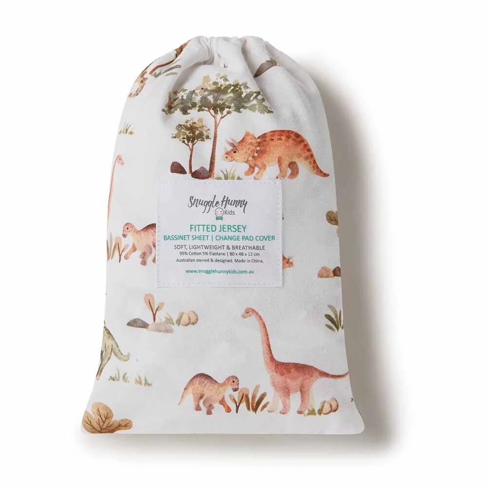 Bassinet Sheet Dino 