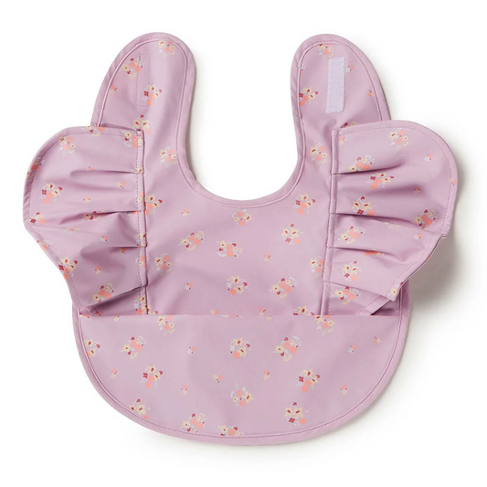 Snuggle Bib Lilac Bloom Frill 