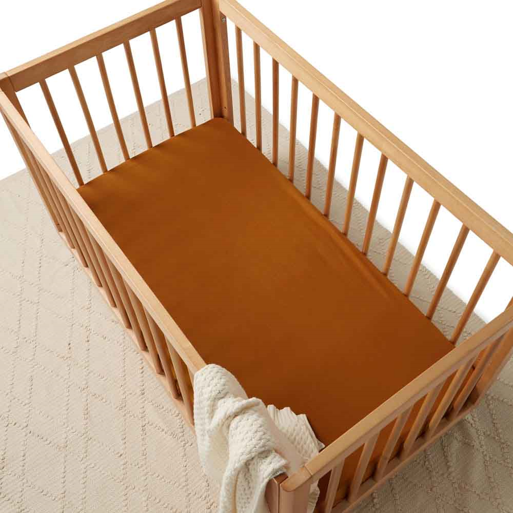 Fitted Cot Sheet Bronze