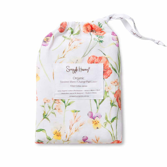 Bassinet Sheet Meadow 