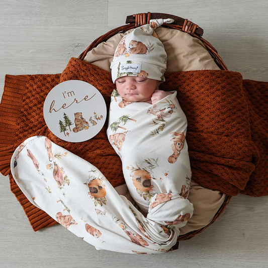 Baby Jersey Wrap Bears 