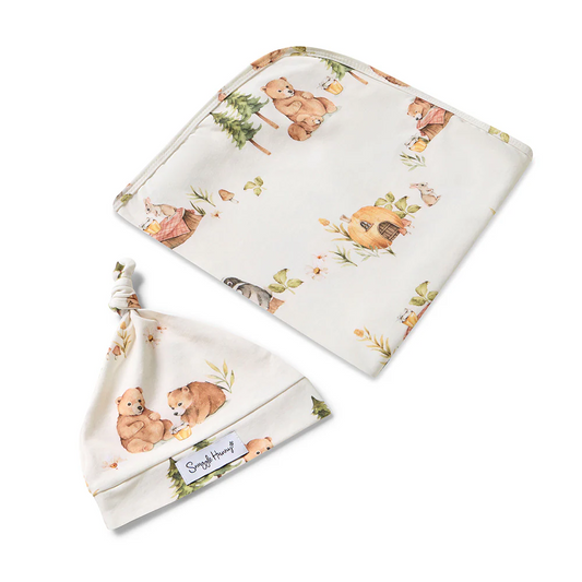 Baby Jersey Wrap Bears 