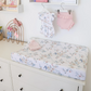 Sweet Swallows Organic Bassinet Sheet / Change Pad Cover