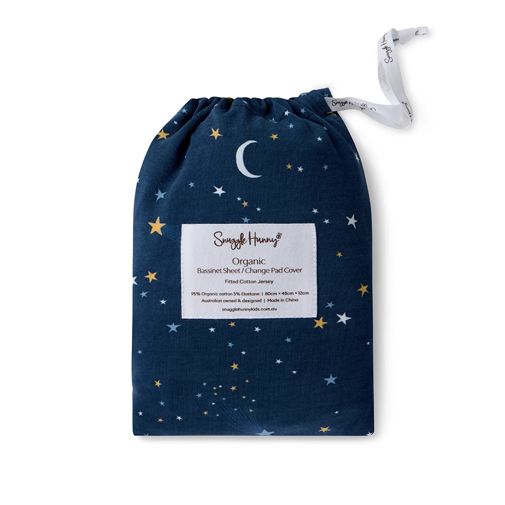 Starry Night Bassinet Sheet 