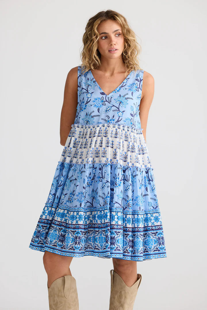 Lucky Charm Dress Blueberry [sz:small]